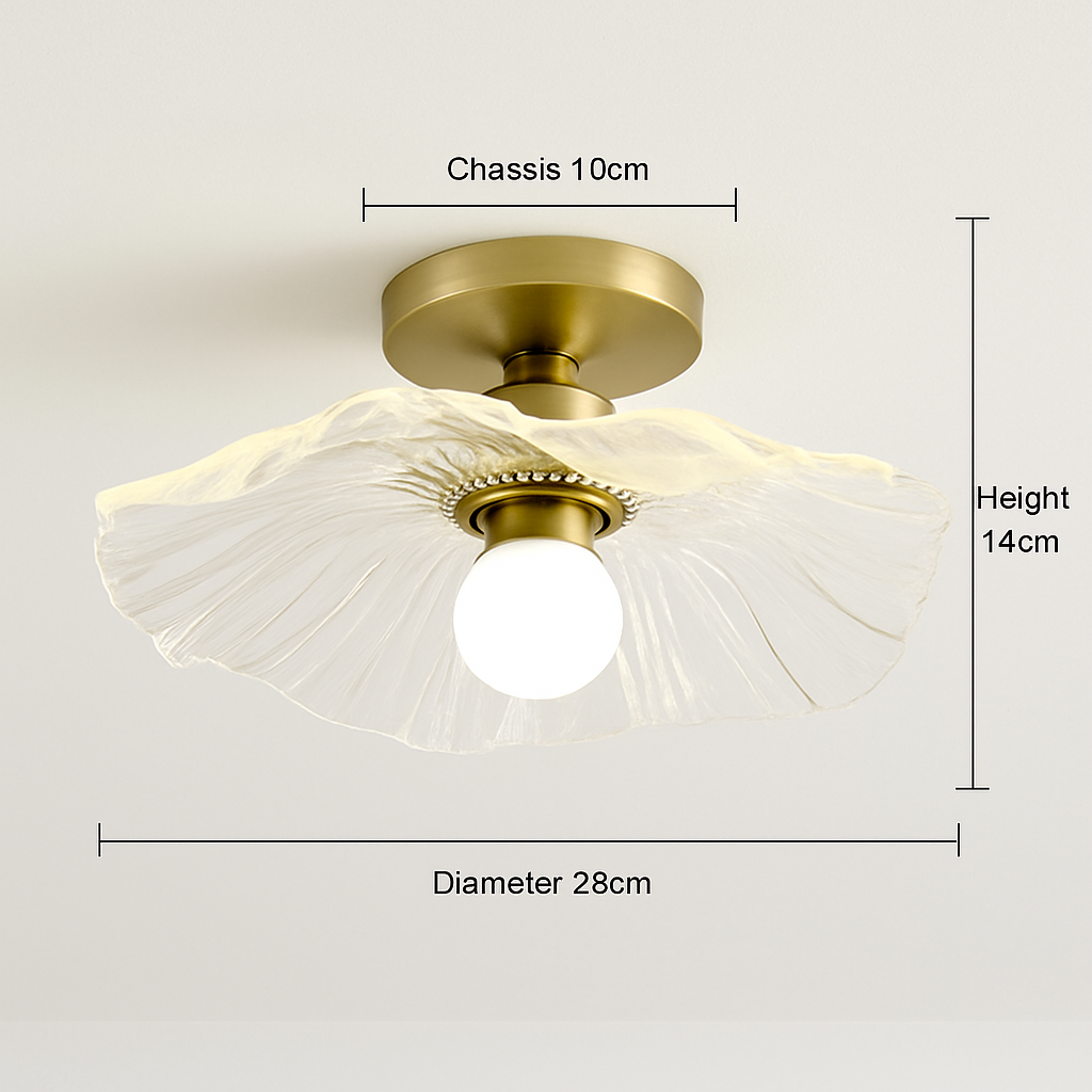 Céramique verre Led couloir plafonnier pour allée couloir vestiaire balcon nordique E27 acrylique lustre reste luminaires