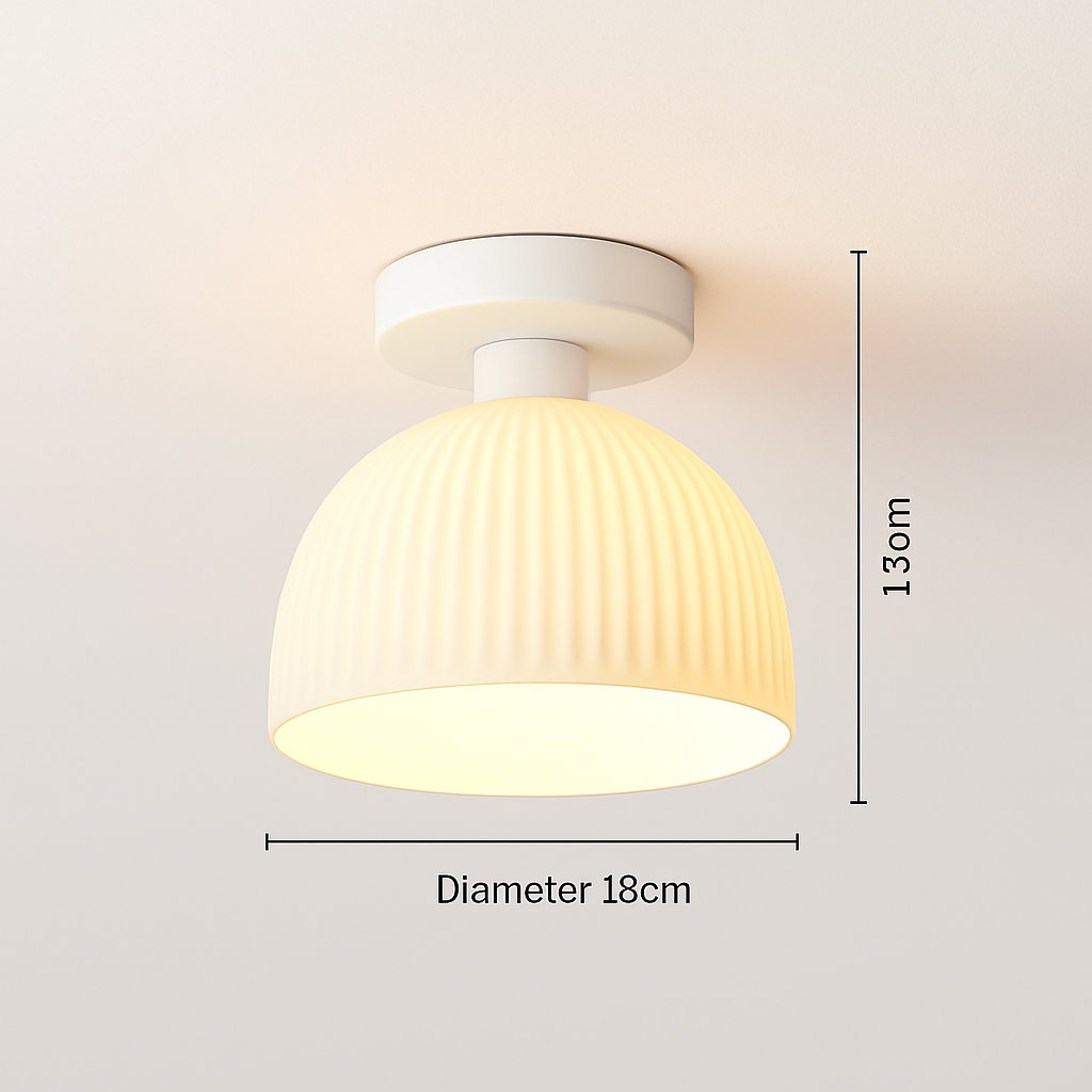 Céramique verre Led couloir plafonnier pour allée couloir vestiaire balcon nordique E27 acrylique lustre reste luminaires