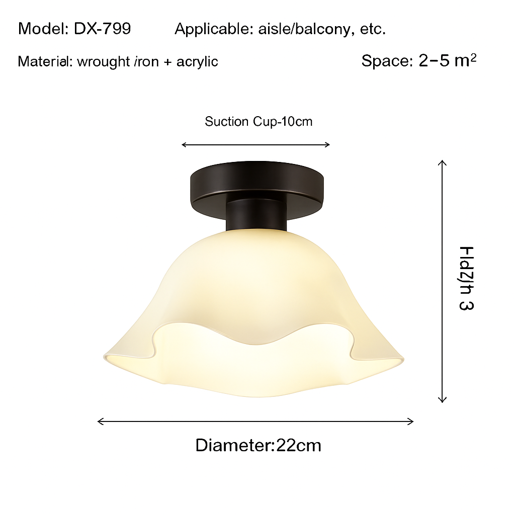Céramique verre Led couloir plafonnier pour allée couloir vestiaire balcon nordique E27 acrylique lustre reste luminaires