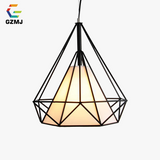 cage à oiseaux suspension lumières rétro minimaliste moderne