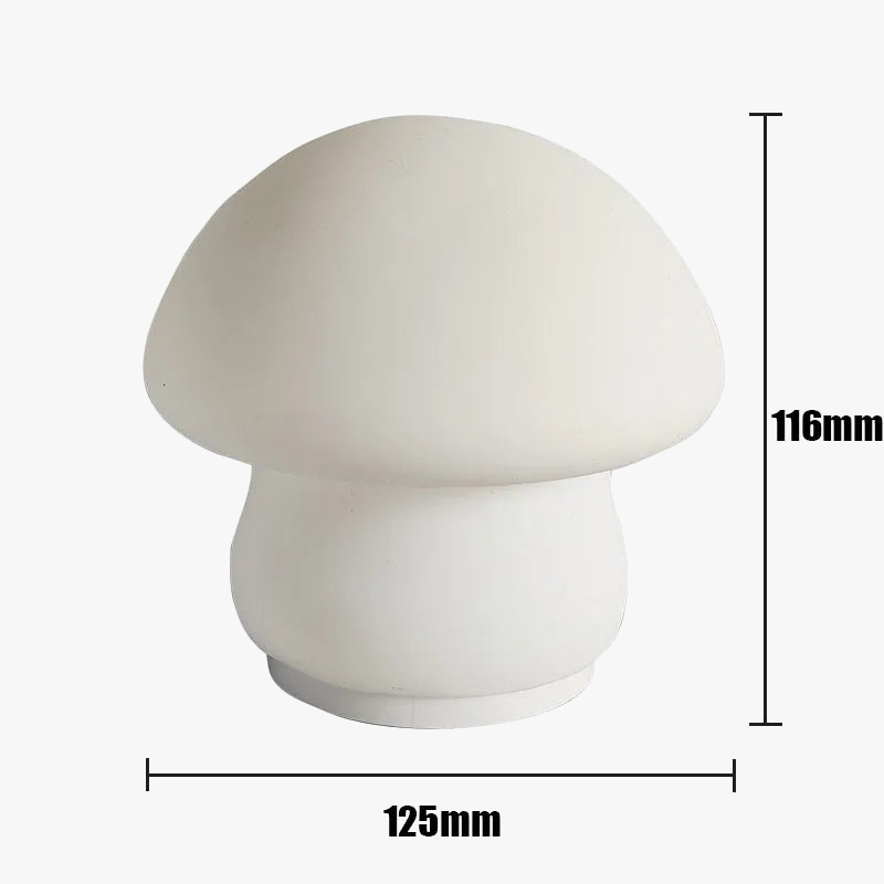Champignon veilleuse LED Silicone capteur tactile batterie lampe chambre décor bébé chevet décoration lampes cadeau de noël