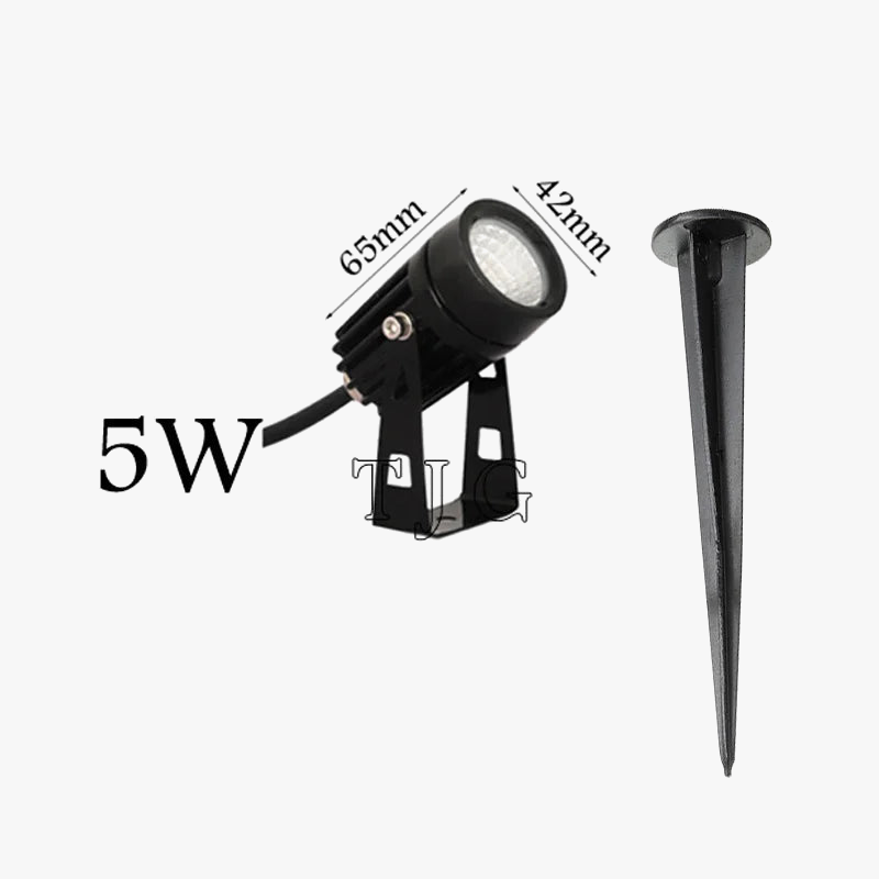 éclairage de jardin led étanche lampe de pelouse extérieure