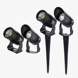 éclairage de jardin led étanche à piquet pour allée extérieure