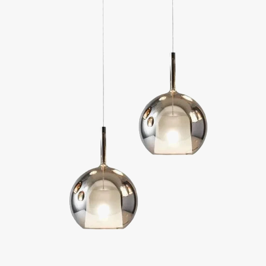 Sispension Cloche moderne LED fumée gris