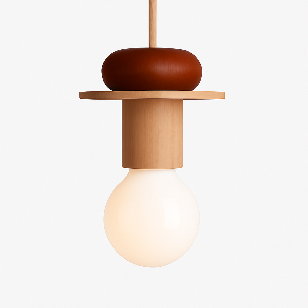 Couleur nordique bois suspension LED lumière cuisine suspension lampe Restaurant plafond lustre Luminaire chambre maison déco Luminaire