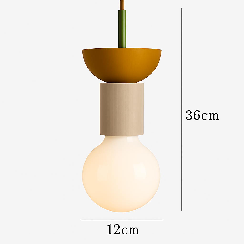 Couleur nordique bois suspension LED lumière cuisine suspension lampe Restaurant plafond lustre Luminaire chambre maison déco Luminaire