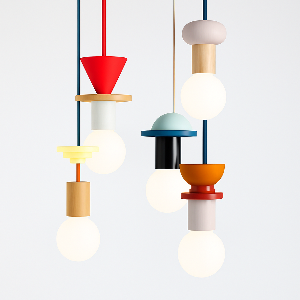 Couleur nordique bois suspension LED lumière cuisine suspension lampe Restaurant plafond lustre Luminaire chambre maison déco Luminaire