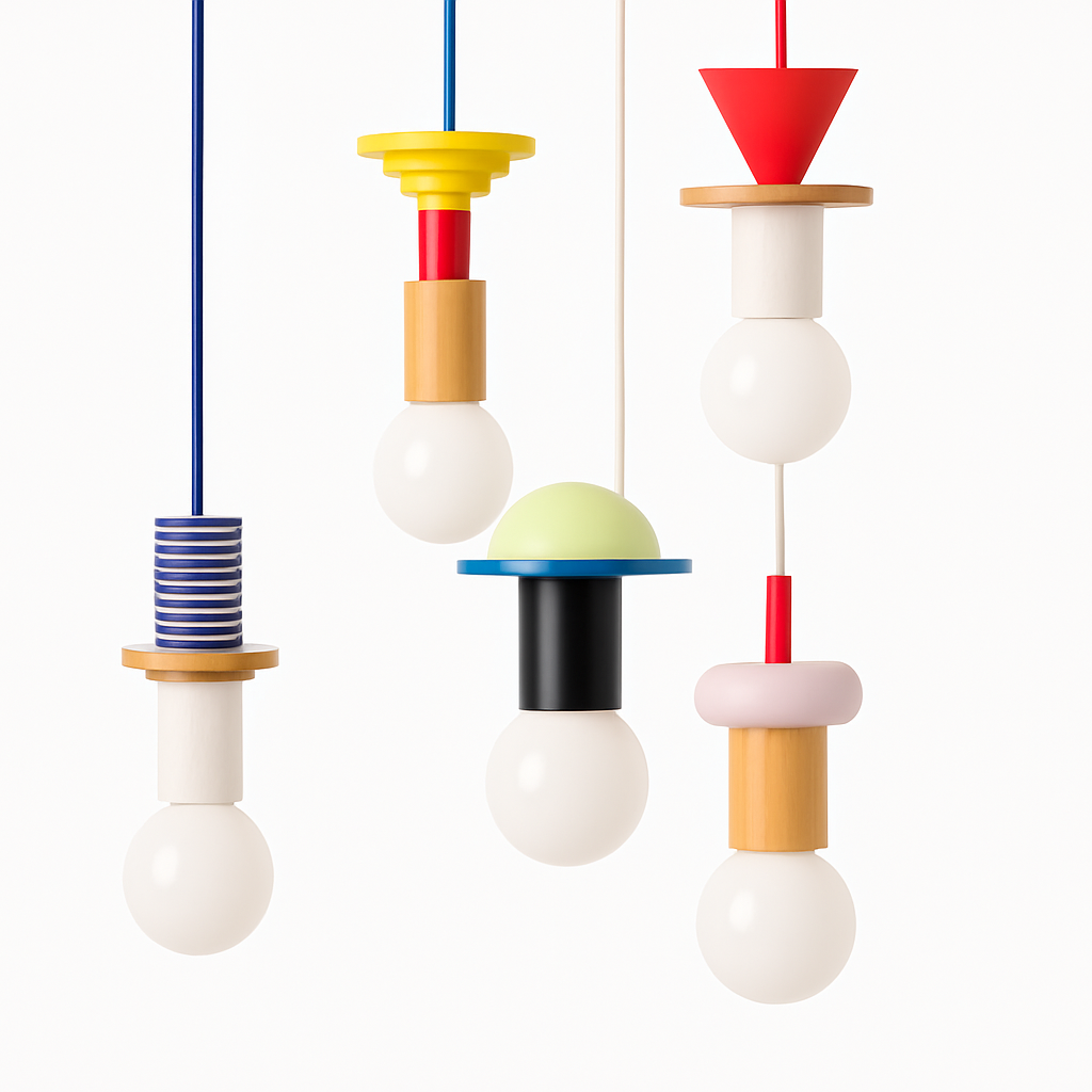 Couleur nordique bois suspension LED lumière cuisine suspension lampe Restaurant plafond lustre Luminaire chambre maison déco Luminaire