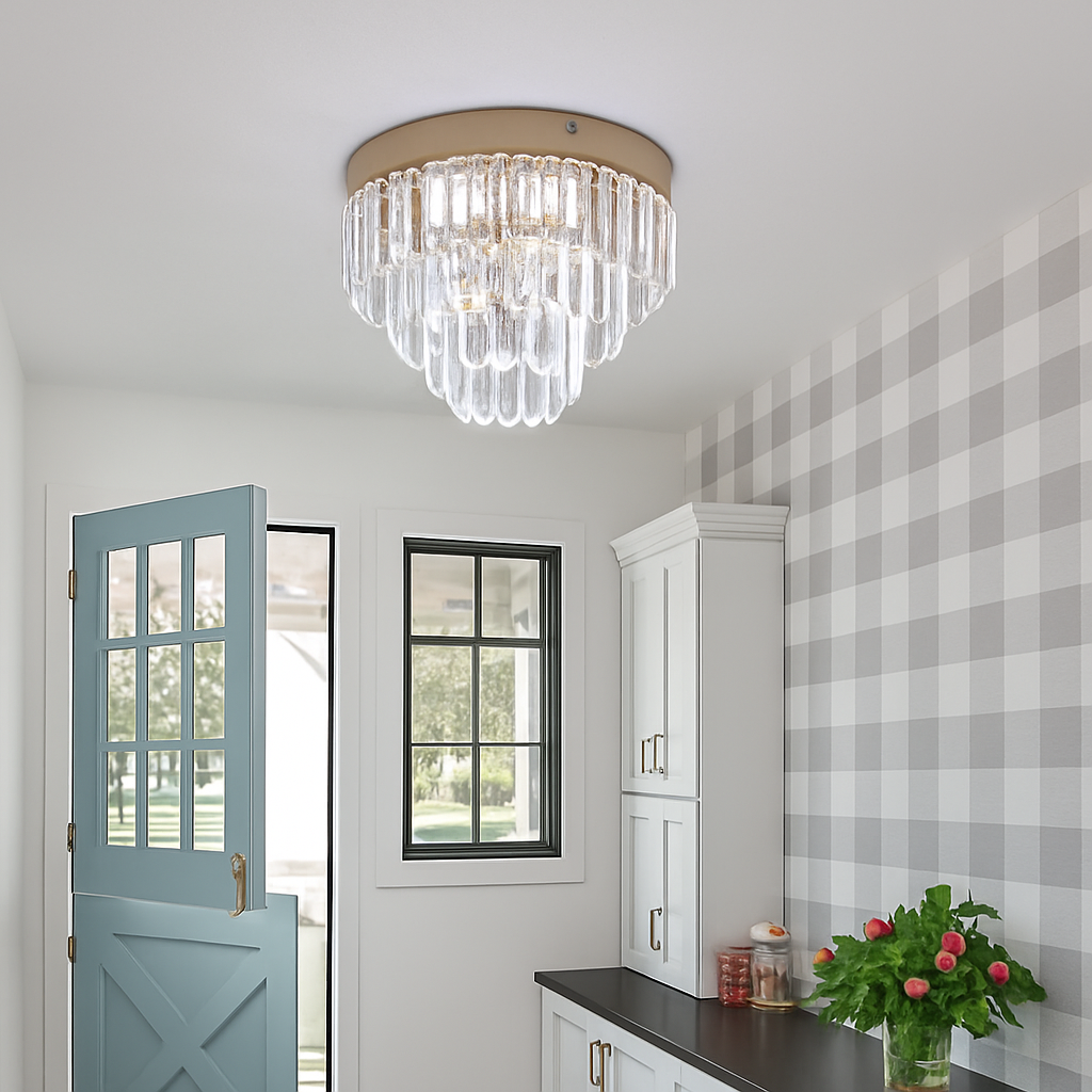 Cristal K9 LED plafonnier moderne suspension lumière maison déco suspendus luminaires cuisine salle à manger salon lustre lampes