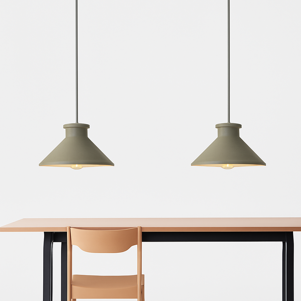 Design LED lustres en ciment suspension LED luminaires américain créatif Vintage lampe salle à manger Restaurant Luminaire