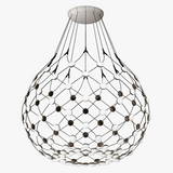 Lustre Designer italien Led nordique noir blanc salle à manger filet de pêche