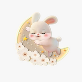 Dessin animé fraise lapin peinture décorative applique murale LED lampe filles chambre chevet atmosphère lumière enfants acrylique murale appliques