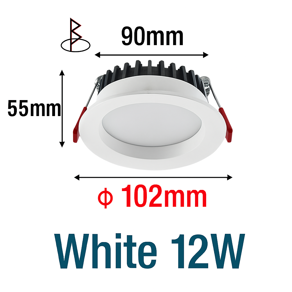 encastré led spot anti-éblouissement aluminium projecteur à intensité variable