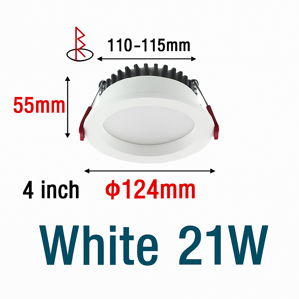 encastré led spot anti-éblouissement aluminium projecteur à intensité variable