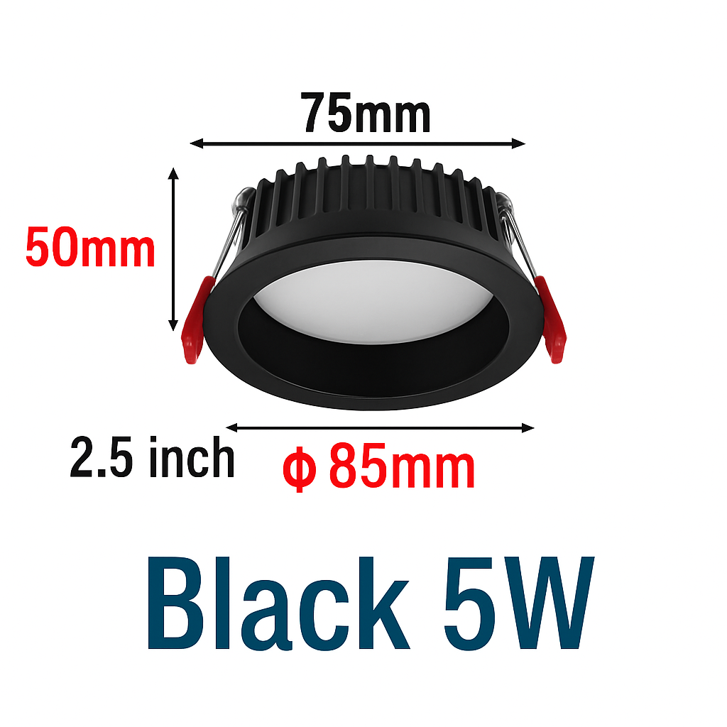 encastré led spot anti-éblouissement aluminium projecteur à intensité variable