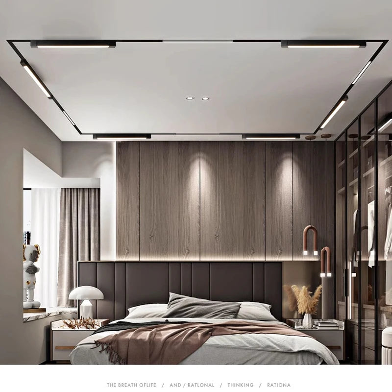 ensemble de plafonniers led pour magasin de vêtements