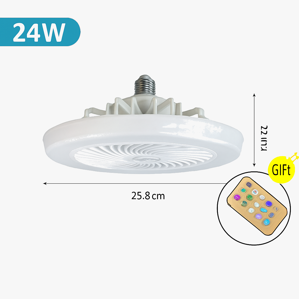 Fan Luster Silent Ceiling Fan Light with Remote Lamp E27 Control Bedroom Living, Home Lighting Source, Ac85-265v  Ceiling Fan