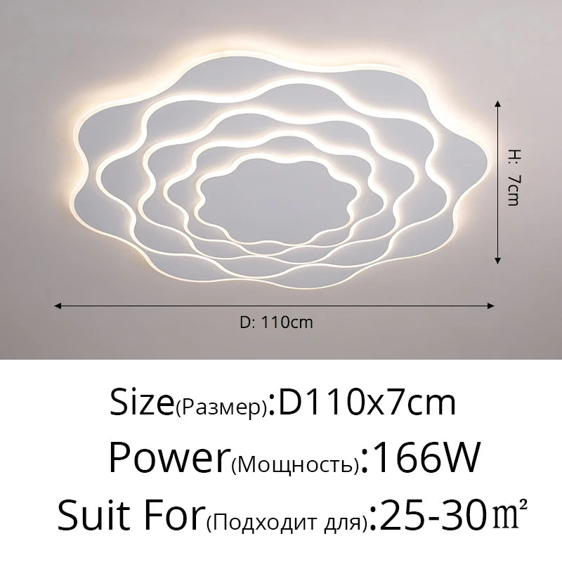 Plafonnier Fer acrylique lumières moderne LED salle à manger chambre Hall Bar lampes éclairage intérieur décor à la maison