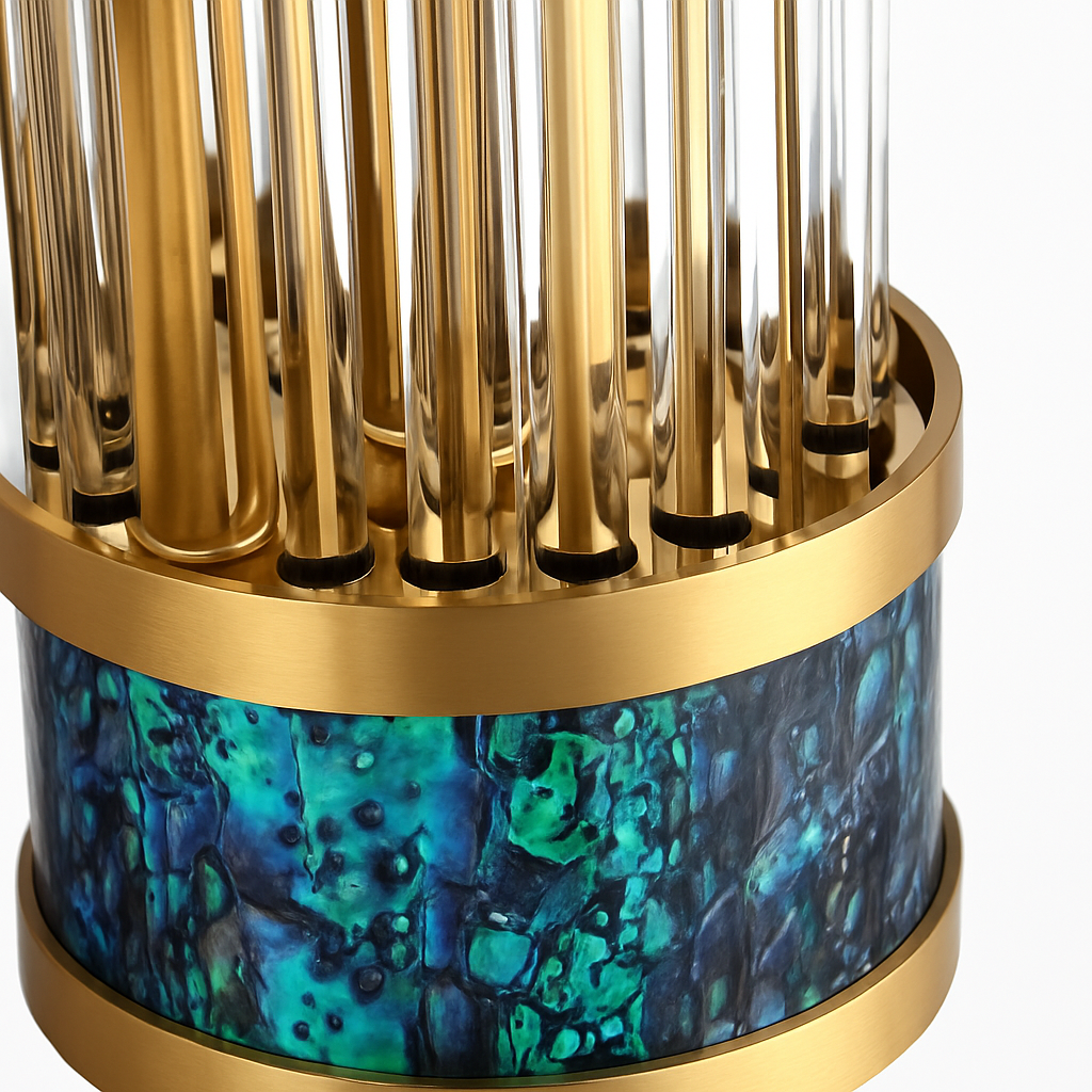 FSS moderne luxe or cristal applique LED Simple coquille lumière pour salon chambre fond chevet escalier allée