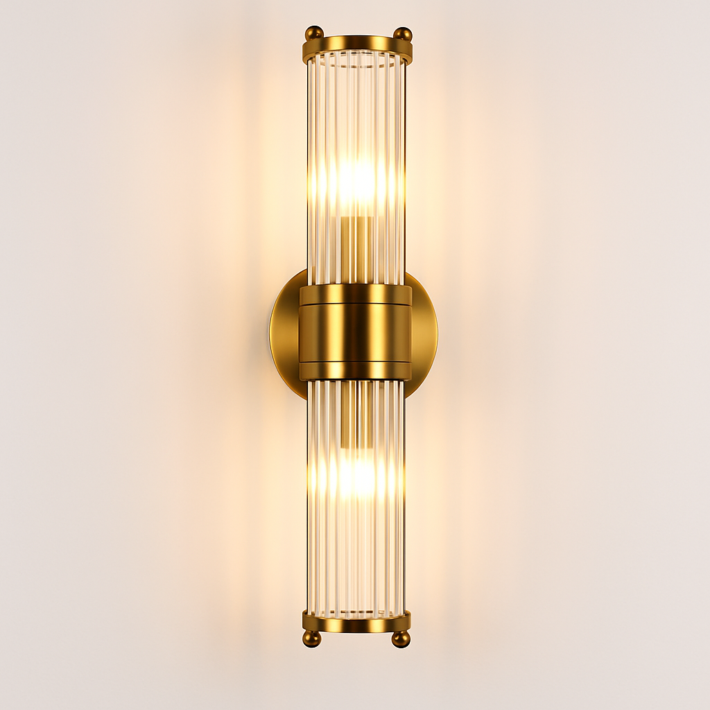 FSS moderne luxe or cristal applique LED Simple coquille lumière pour salon chambre fond chevet escalier allée