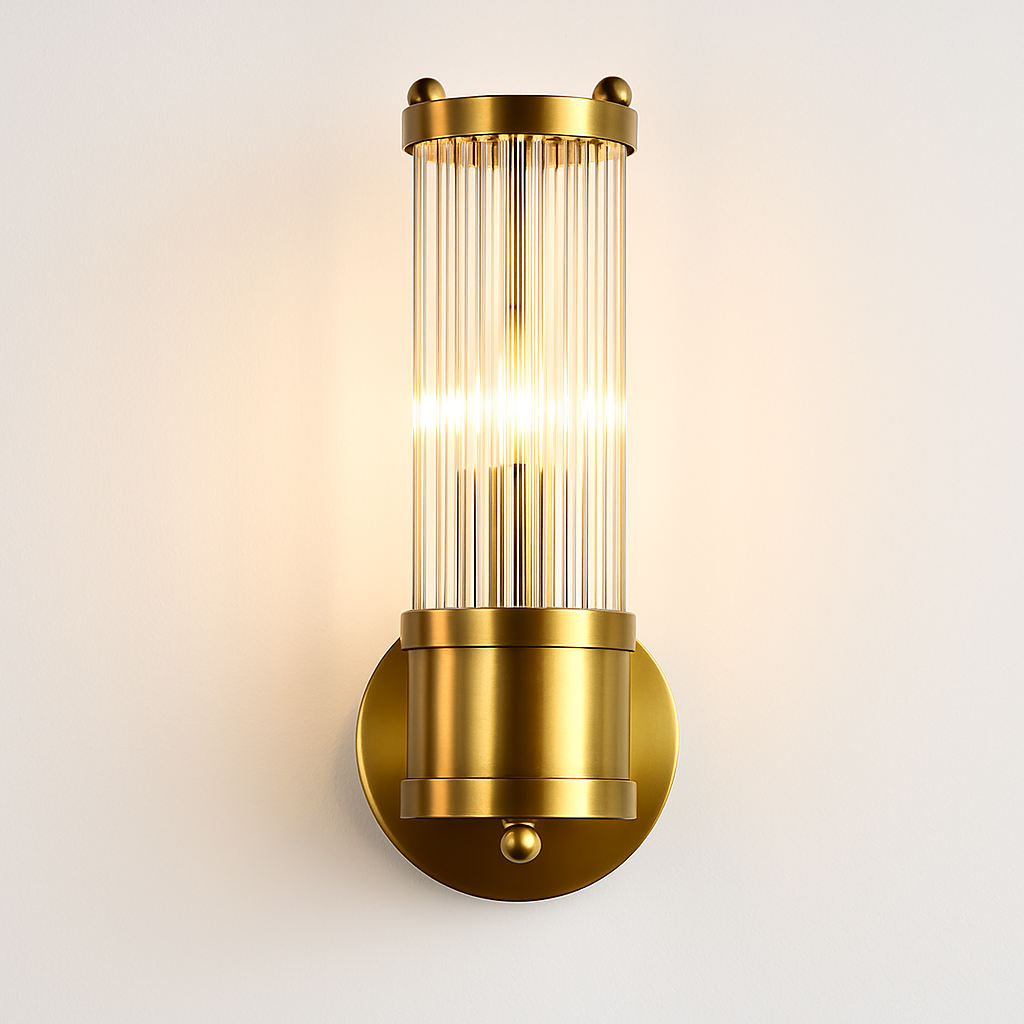 FSS moderne luxe or cristal applique LED Simple coquille lumière pour salon chambre fond chevet escalier allée