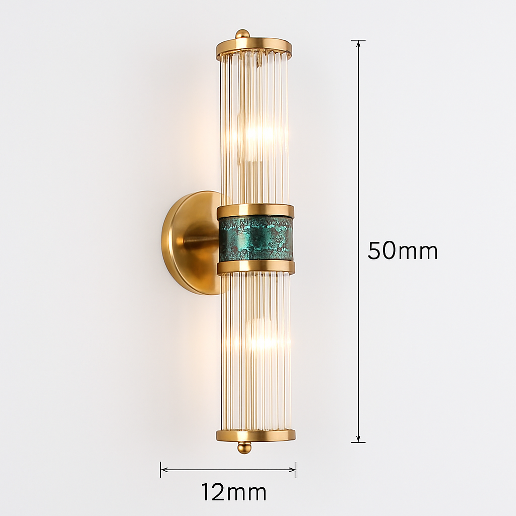 FSS moderne luxe or cristal applique LED Simple coquille lumière pour salon chambre fond chevet escalier allée