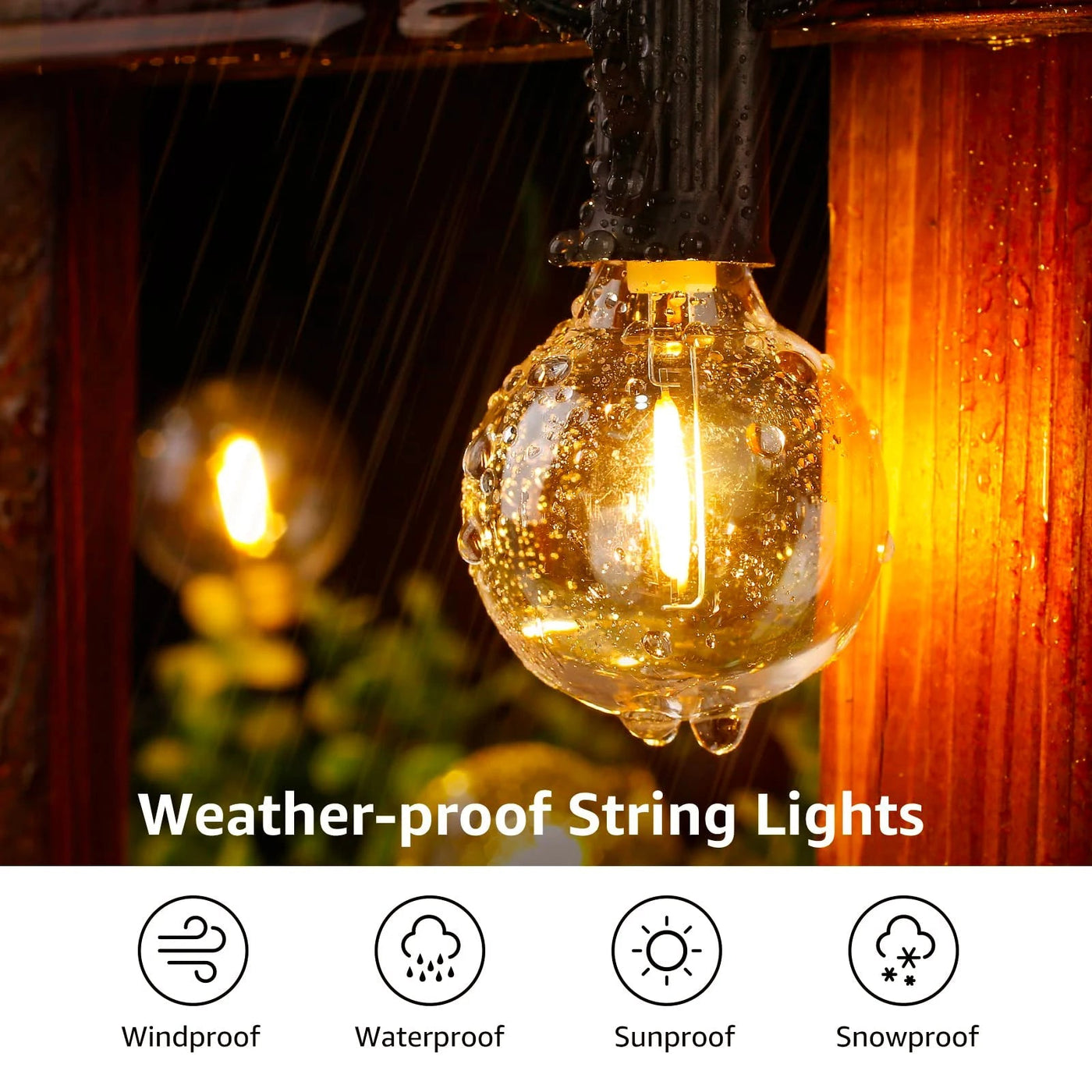 guirlande lumineuse connectable pour noël et décorations extérieures