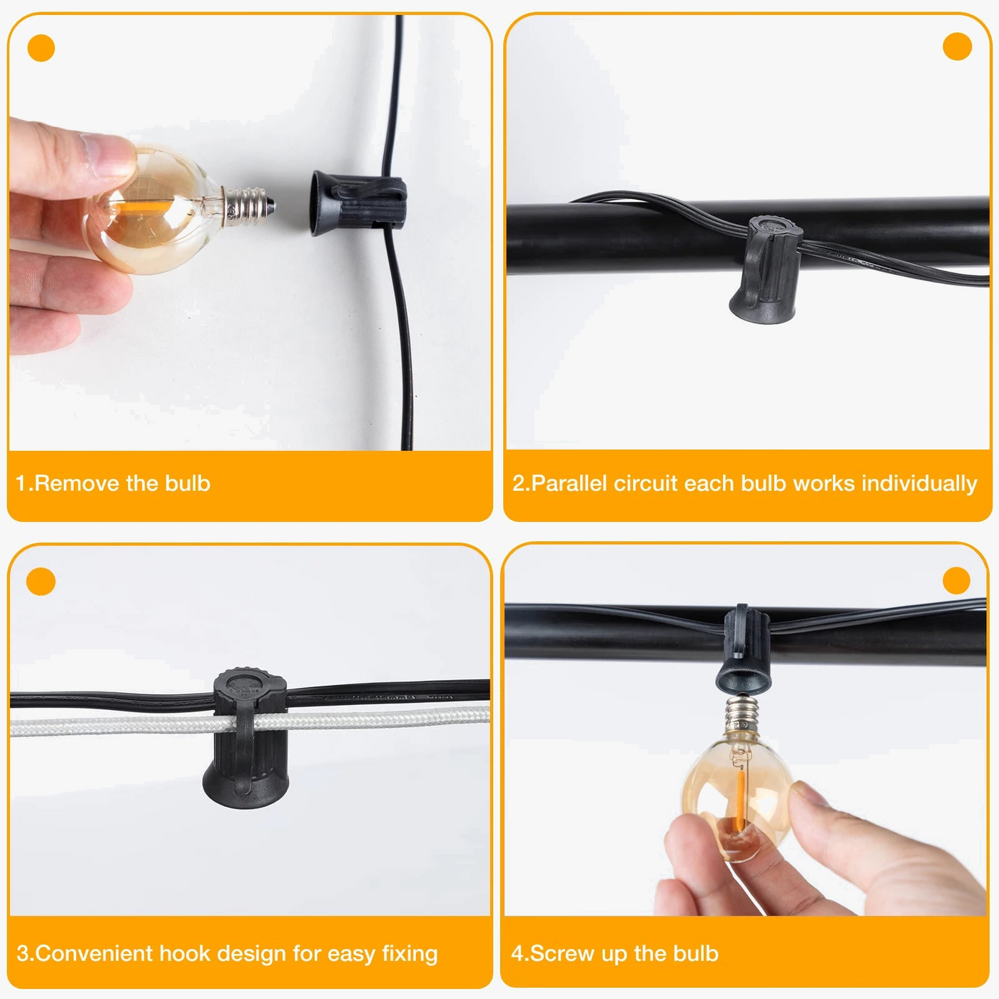 guirlande lumineuse connectable pour noël et décorations extérieures