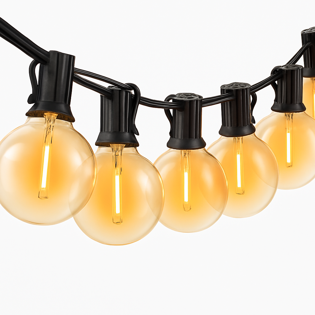 Guirlande lumineuse d'extérieur 100/50/25 pieds