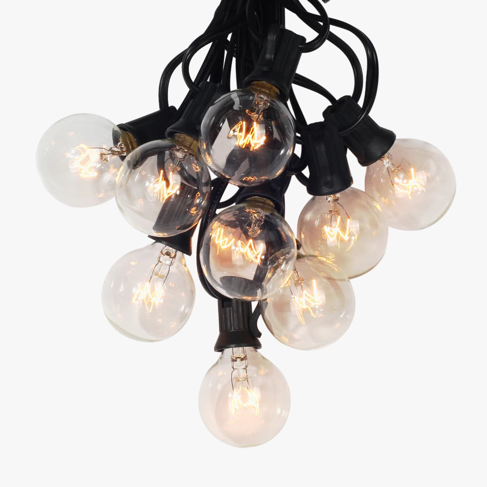 guirlande lumineuse globe g40 étanche pour intérieur et extérieur