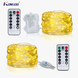 guirlande lumineuse led avec télécommande pour fêtes et mariages