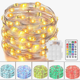 guirlande lumineuse à led avec télécommande pour fêtes et événements