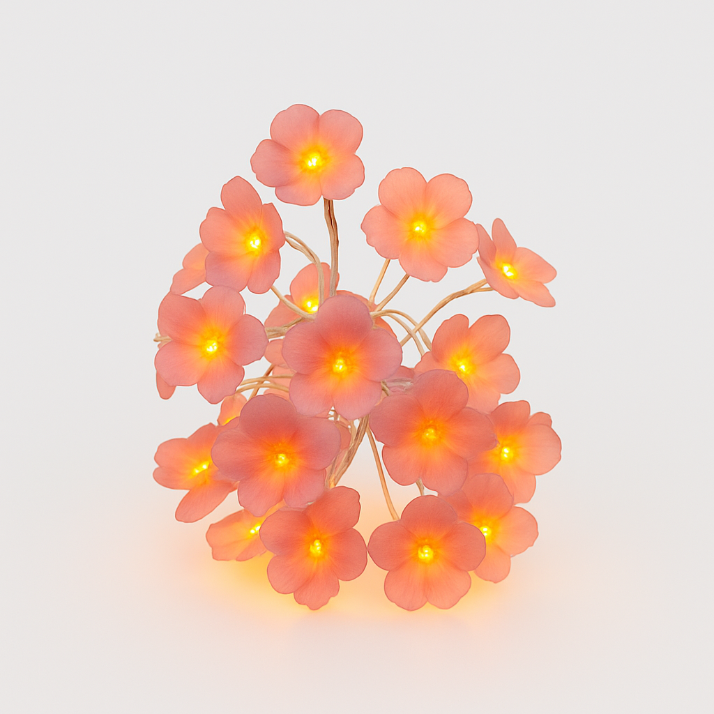 guirlande lumineuse led cerisier en fleurs pour décoration intérieure