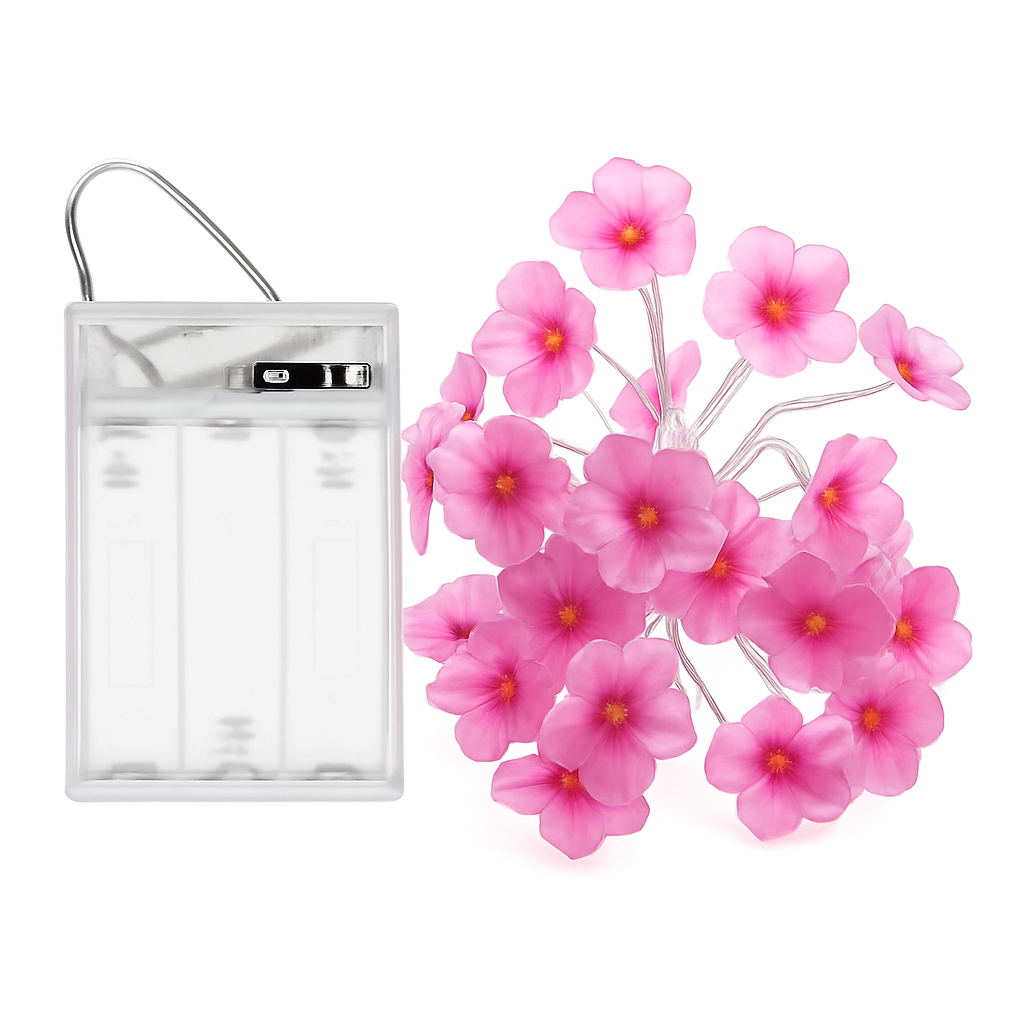 guirlande lumineuse led cerisier en fleurs pour décoration intérieure