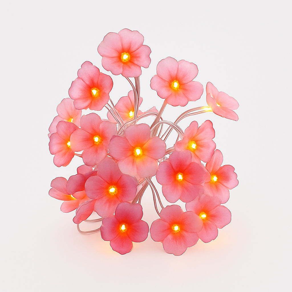 guirlande lumineuse led cerisier en fleurs pour décoration intérieure