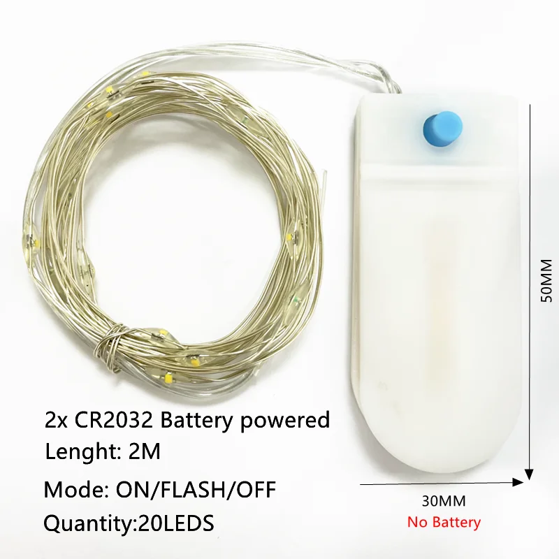 guirlande lumineuse à led en fil de cuivre pour célébrations et décorations