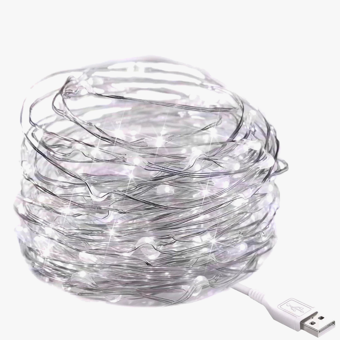 guirlande lumineuse led en fil de cuivre pour décorations festives