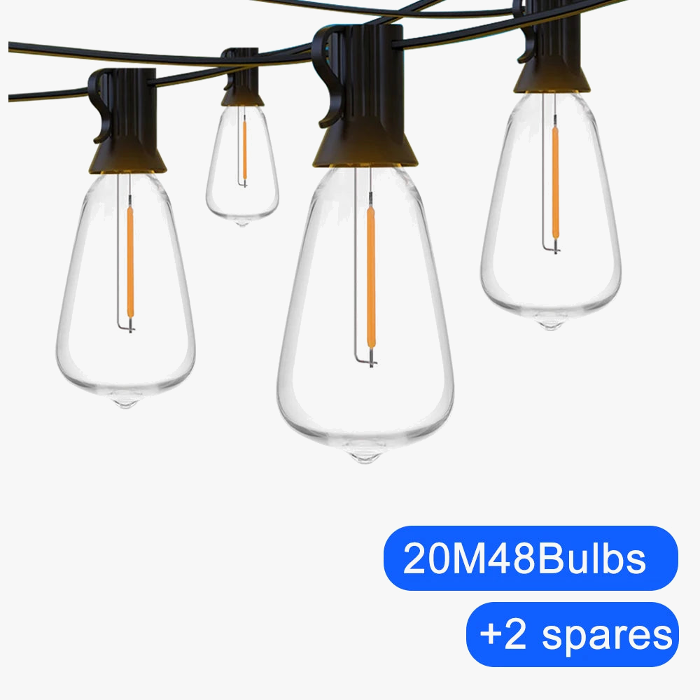 guirlande lumineuse led incassable pour extérieur éclairage festif et décoratif