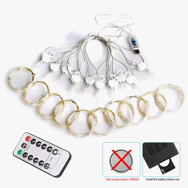 guirlande lumineuse à led pour décoration de festival et mariage
