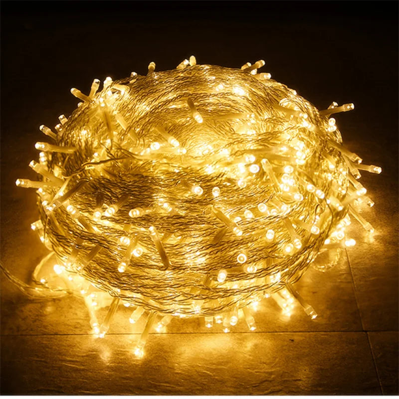 guirlande lumineuse led pour décoration intérieur extérieur festive