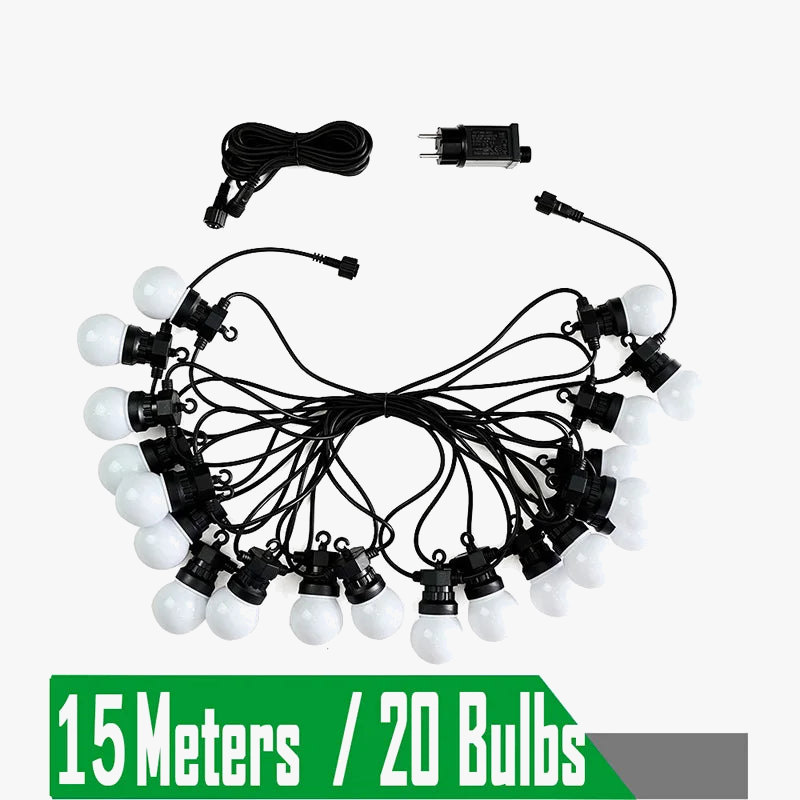 guirlande lumineuse led étanche pour camping et fêtes