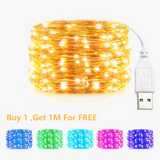 guirlande lumineuse led étanche pour décorations de fête