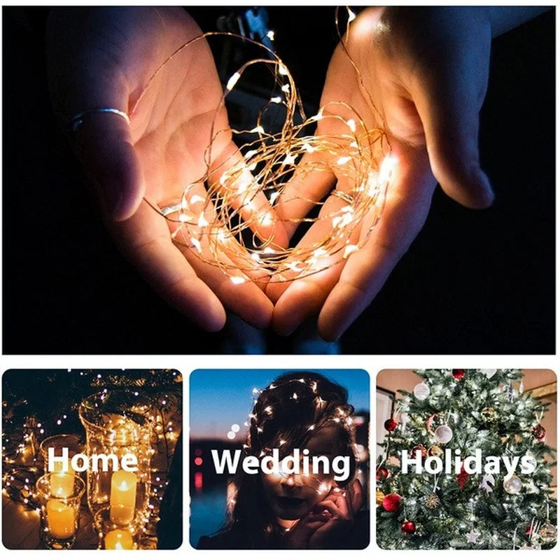 guirlande lumineuse led étanche pour décorations de fête