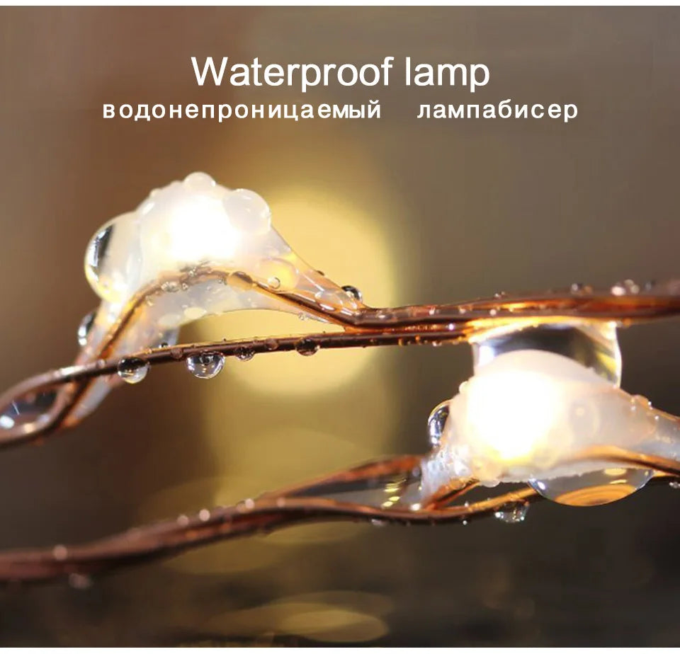guirlande lumineuse led étanche pour décorations de fête et mariage