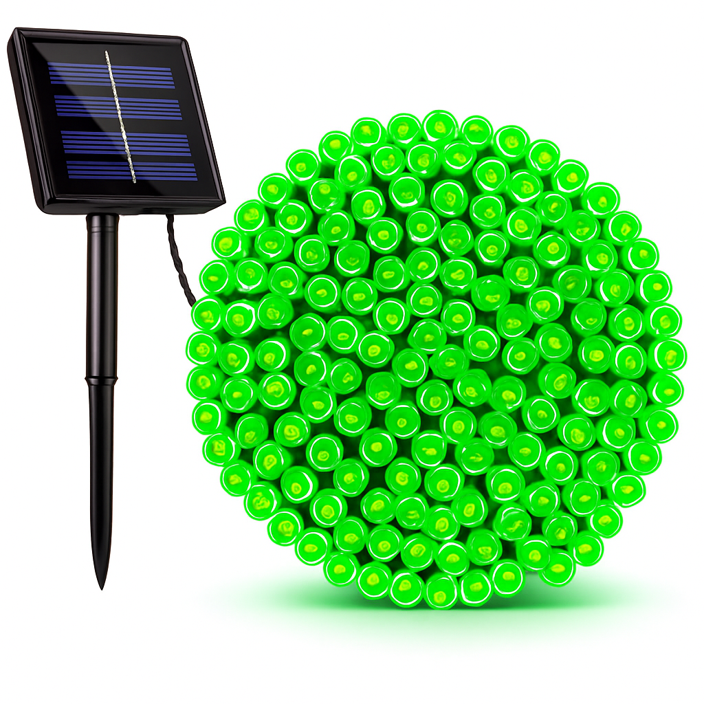 guirlande lumineuse solaire étanche pour extérieur jardin mariage Noël