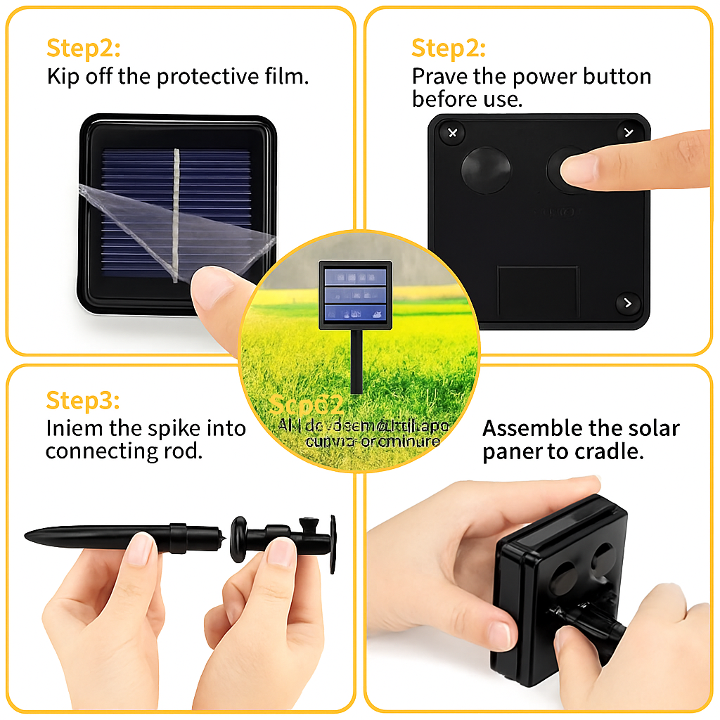 guirlande lumineuse solaire étanche pour extérieur jardin mariage Noël