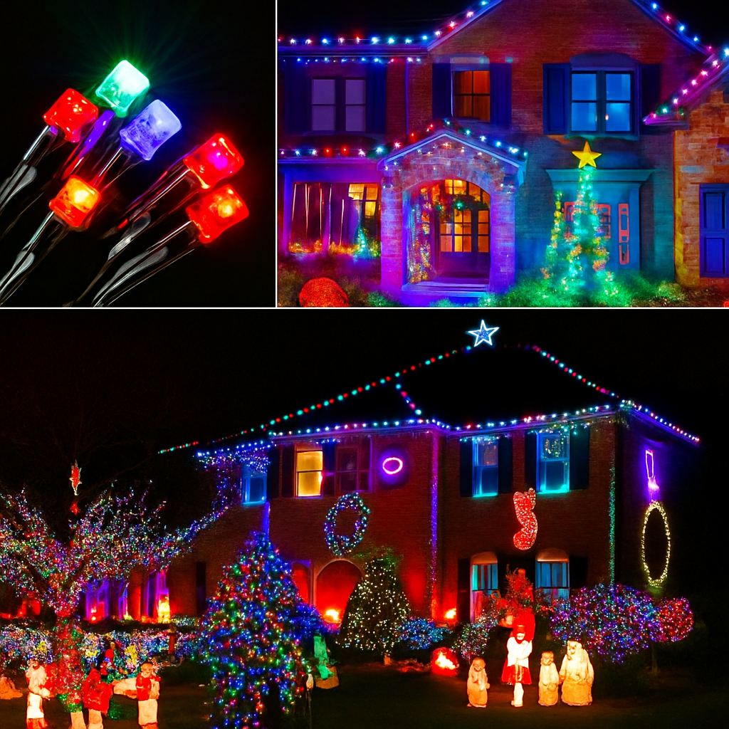 guirlande lumineuse solaire étanche pour extérieur jardin mariage Noël