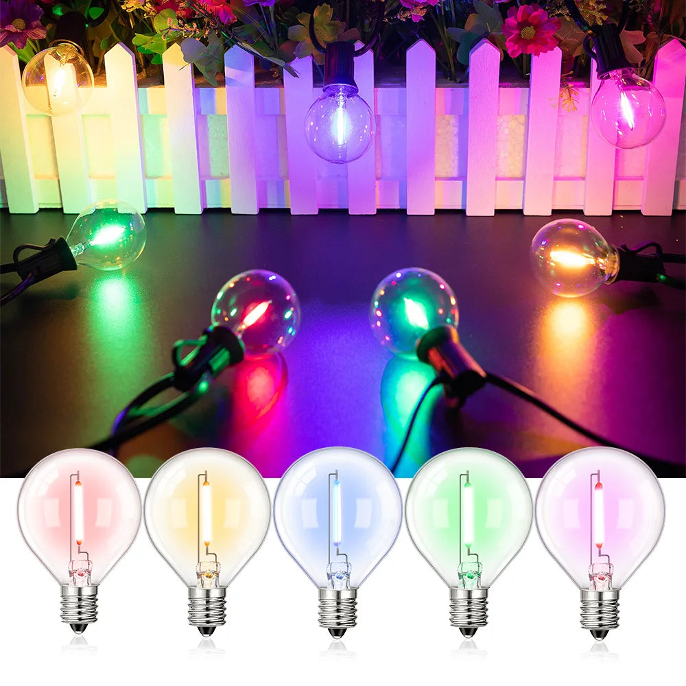 guirlande lumineuse étanche connectable pour décorations de fête