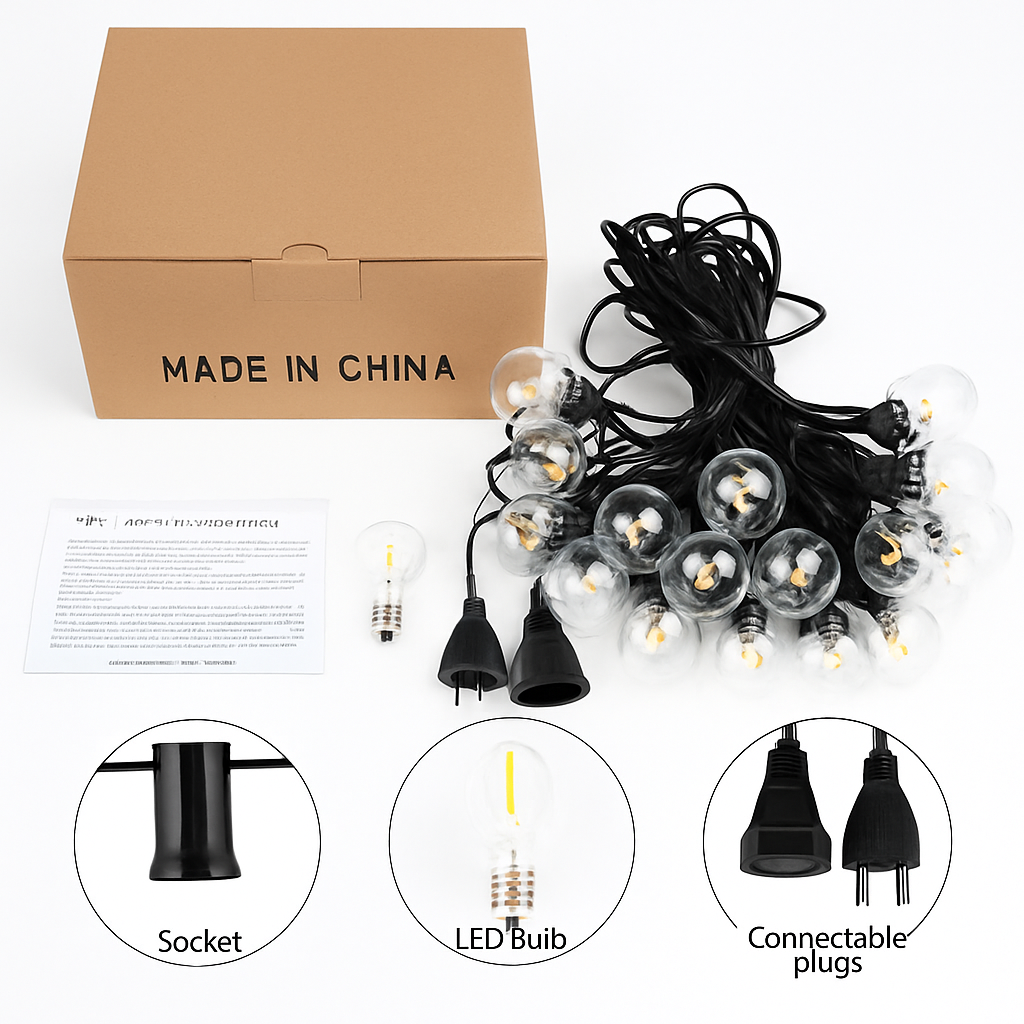 Guirlandes lumineuses extérieures Led G40