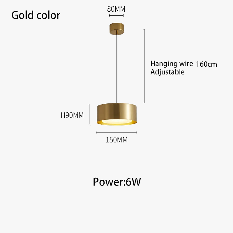 gys suspension led panneau rond en acrylique